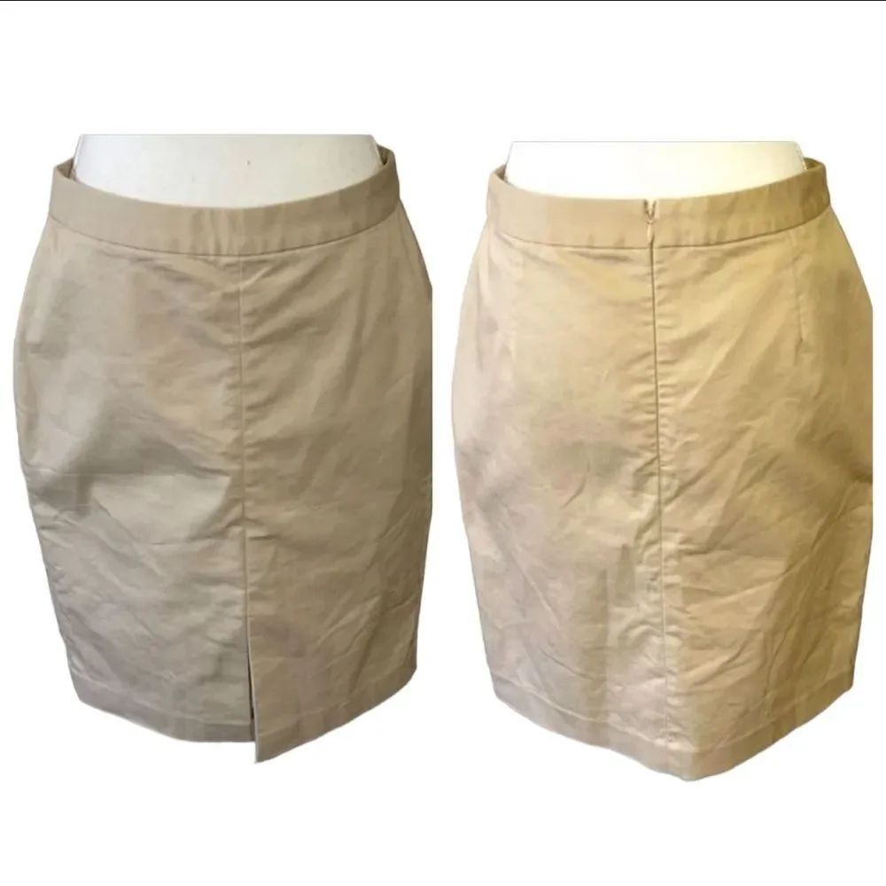 Banana Republic Bistretch Front Slit Skirt Size 6